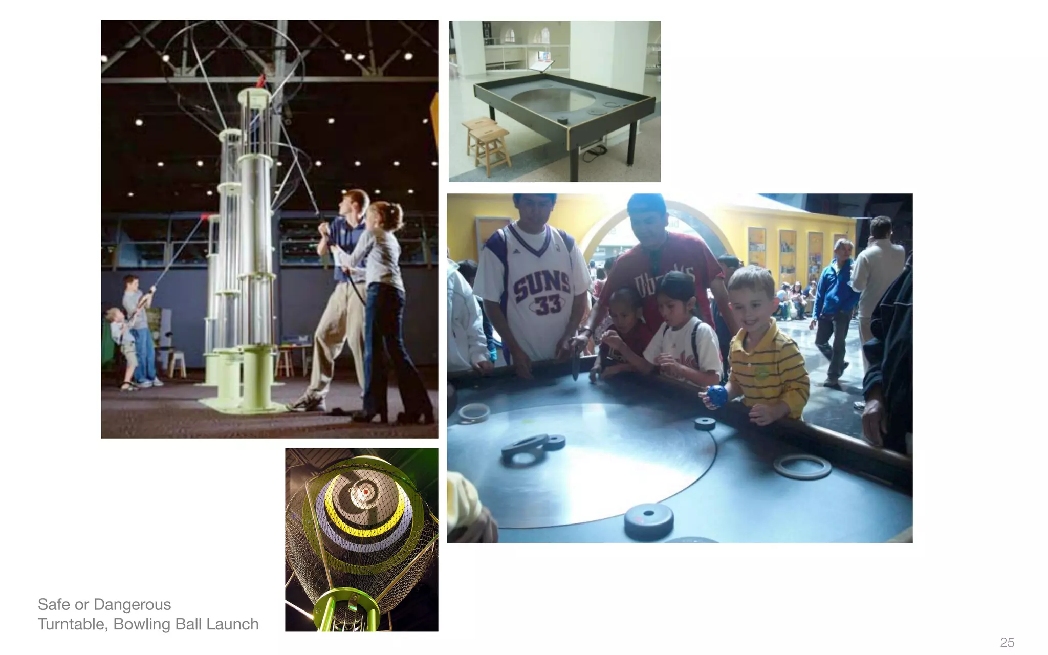 Safe or Dangerous
Turntable, Bowling Ball Launch
25
 