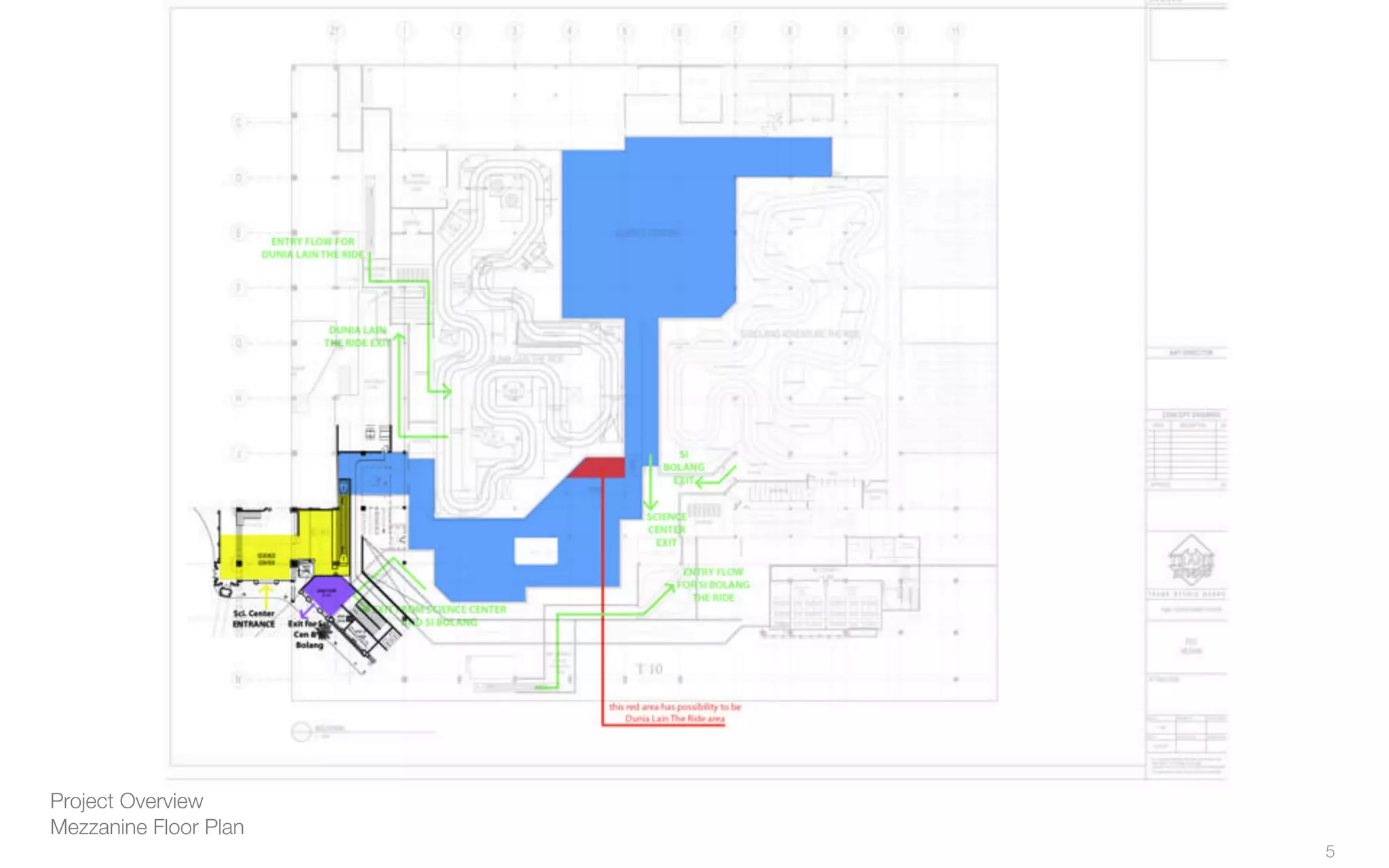 Project Overview
Mezzanine Floor Plan
5
 