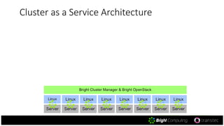 Cluster as a Service Architecture
 
