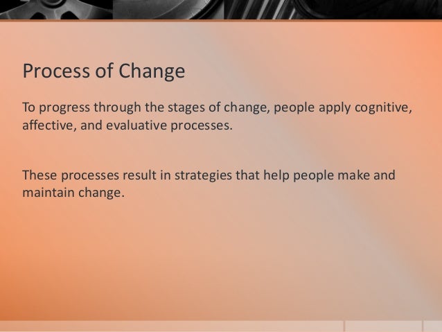 change processes 9 of Model) Model (Stages Change of Transtheoretical change processes 9 of Model) Model (Stages Change of Transtheoretical