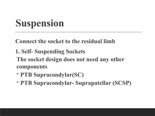 Ptb Socket Design Comprehensive Overview of Transtibial Prosthetic Socket Designs and ...