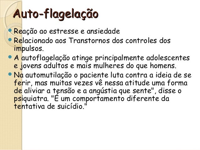 Resultado de imagem para suicidio e auto flagelo