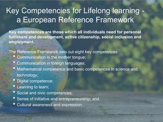 References Competency Transversal competency presentation | PPTX