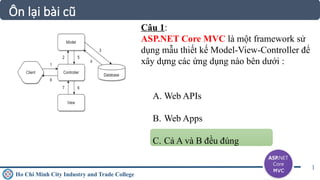 XÂY DỰNG ỨNG DỤNG WEB CHUYÊN ĐỀ ASPNET PPTX | PPTX