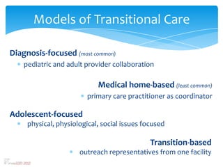 Transitional Care Goals Examples Transitional Care for Pediatric Patients with Neuromuscular Diseases: A ...