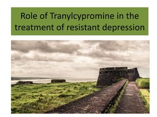 Role of Tranylcypromine in the
treatment of resistant depression
 