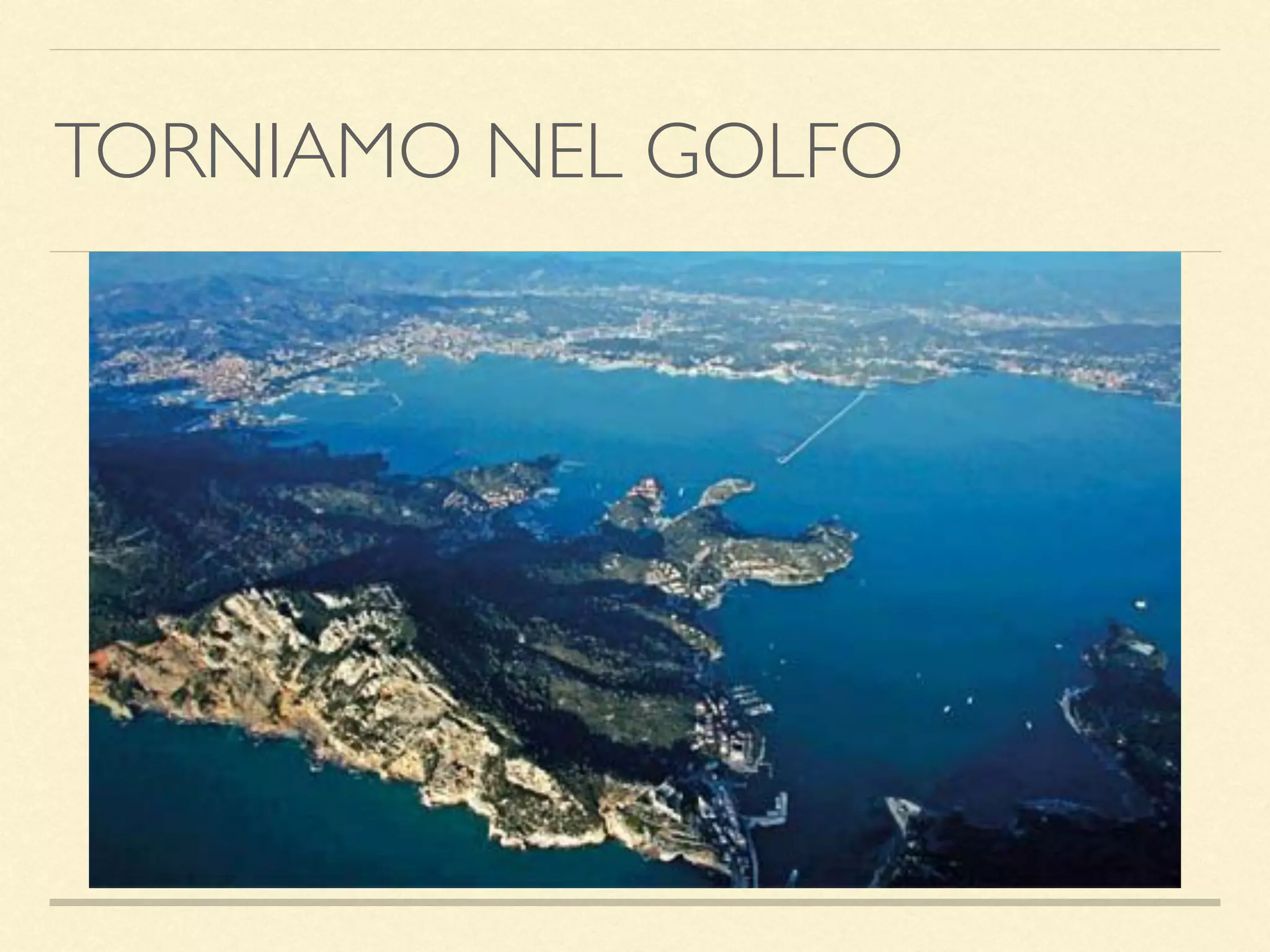TORNIAMO NEL GOLFO
 