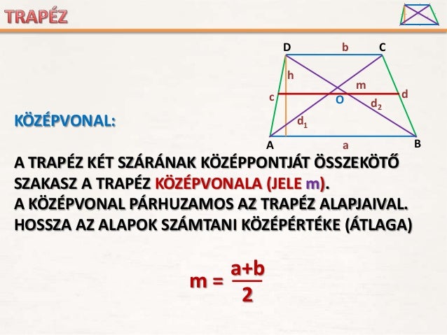 Trapéz magassága