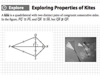 9.5 Properties and conditions for Kites and Trapezoids