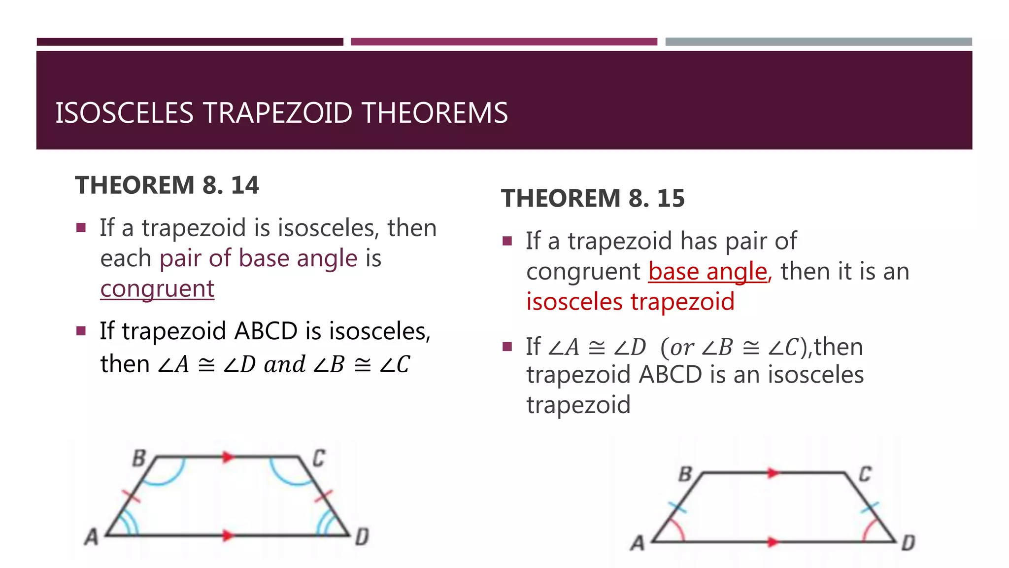 What is the value of x in the isosceles trapezoid below? A) | Quizlet, image size:2048x1152