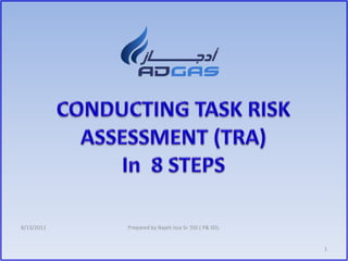 Tra Example TRA presentation | PPTX