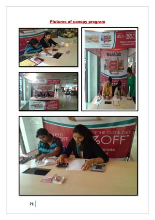 71
Pictures of canopy program
 