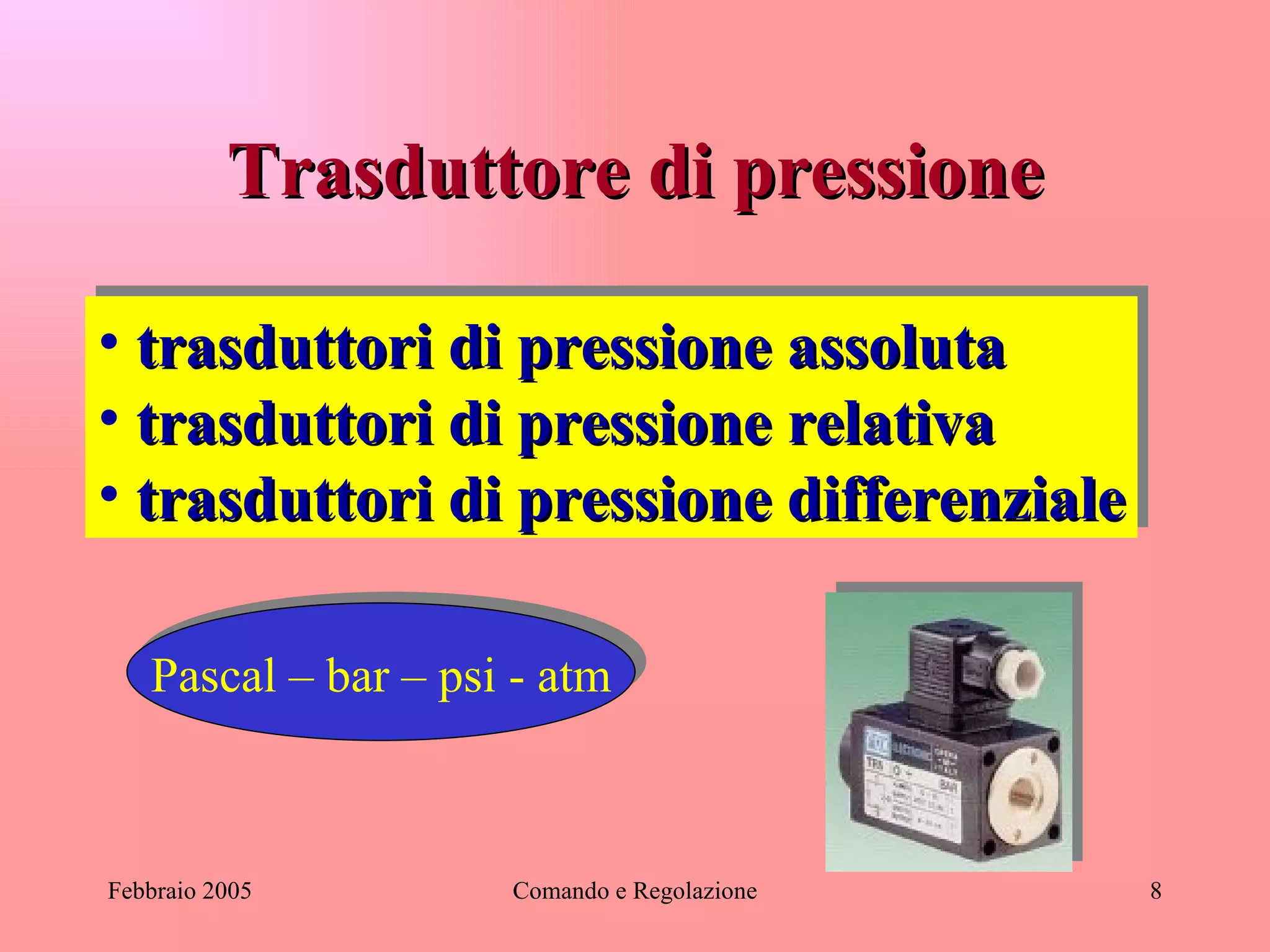 Trasduttori altri tipi | PPT