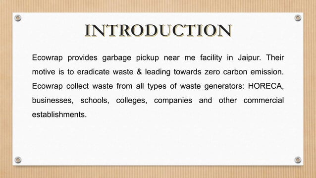 Trash Collection PPT Trash Collection PPT