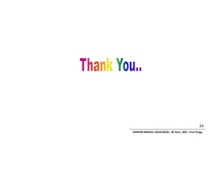 24
VANKIRI MADHU (203418025) / M.Tech. (EE) / Civil Engg.
 