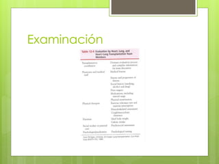 Examinación
 