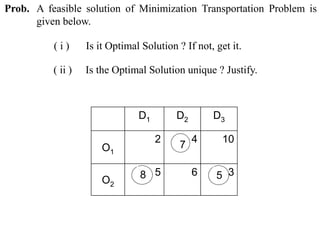 Transportation and transshipment problems | PDF