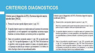 CRITERIOS DIAGNOSTICOS
 