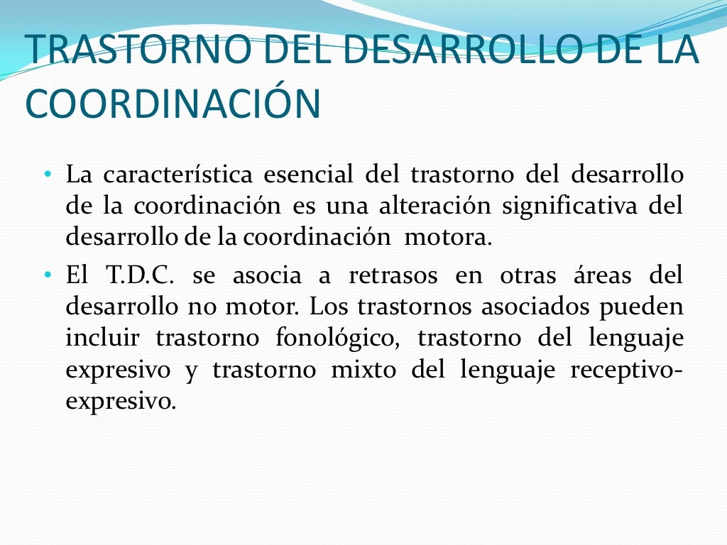Trastorno de habilidades motoras