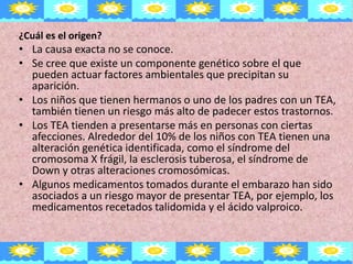 Trastorno del espectro autista | PPTX
