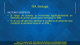 Trastorno del espectro autista | PPTX