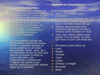Trastorno obsesivo compulsivo | PPT