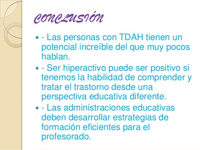 Trastorno por déficit de atención e hiperactividad (TDAH)