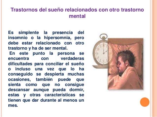 Trastornos alimenticios y del sueño