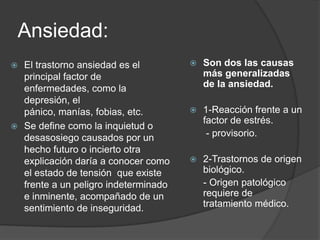 Llorar frecuentemente o sentir ganas de ello