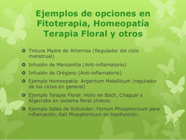 Terapias complementarias y veganas en trastornos menstruales Terapias complementarias y veganas en trastornos menstruales