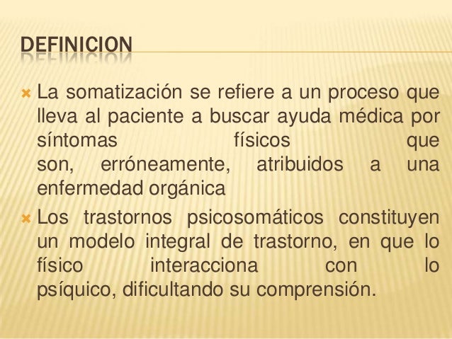 Trastornos Psicosomaticos