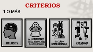 1 O MÁS
CRITERIOS
 