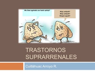 TRASTORNOS
SUPRARRENALES
Cuitláhuac Arroyo R.
 