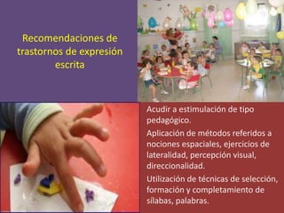 Clasificación de los Problemas de Aprendizaje4. Trastorno del aprendizaje no especificado.Puede presentarse como una deficiencia en las tres áreas (de lectura, cálculo y expresión escrita).Interfieren significativamente el rendimiento académico aún cuando el rendimiento en las pruebas que evalúan cada una de estas habilidades individuales no está significativamente por debajo de lo esperado de acuerdo a su edad, CI y enseñanza propia de su edad.