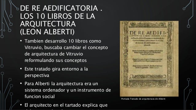 Tratado de alberti y vitruvio