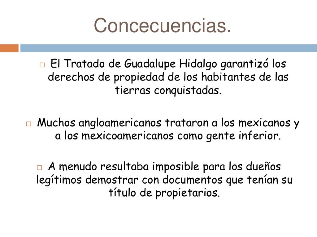 Tratado de guadalupe hidalgo. Tratado de guadalupe hidalgo.
