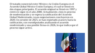 Tratado de libre comercio México y Unión Europea | PDF
