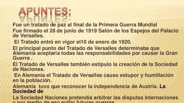 Tratado de versalles