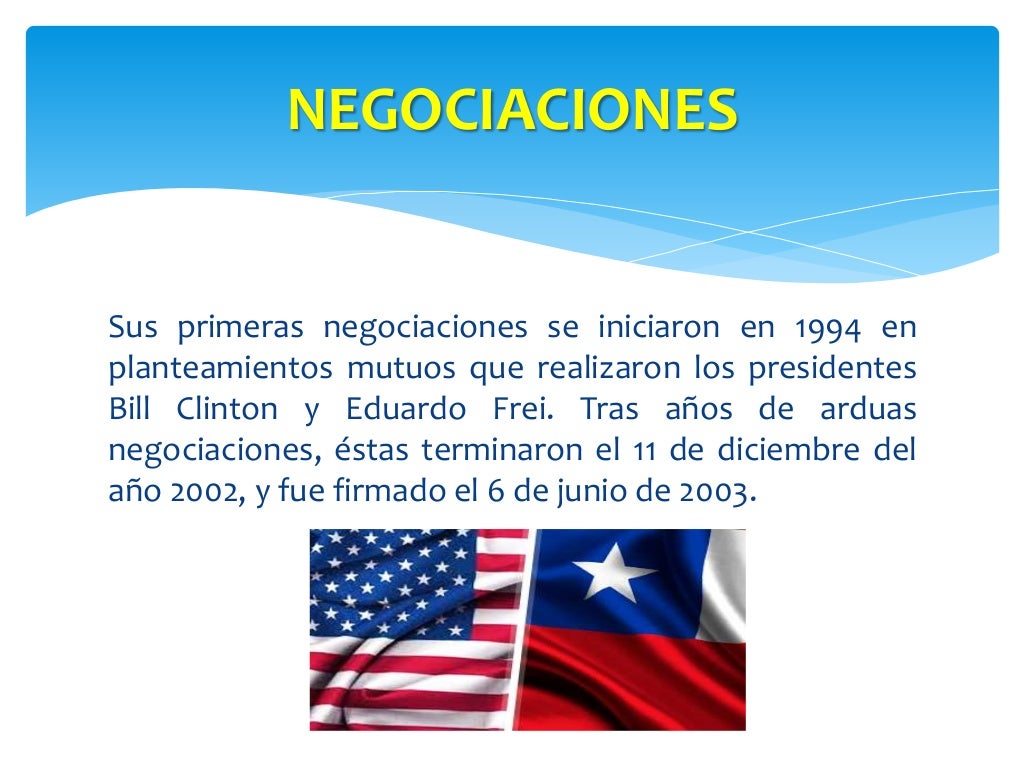 Tratado libre comercio ee.uu chile