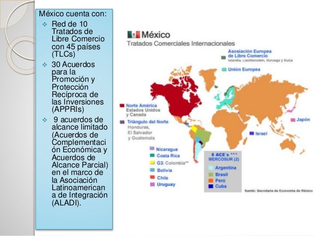TRATADOS COMERCIALES DE MÉXICO CON EL MUNDO