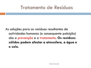 Tratamento De ResíDuos SóLidos