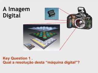 A Imagem
Digital




Key Question 1 .
Qual a resolução desta “máquina digital”?
 