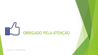 OBRIGADO PELA ATENÇÃO


Seminário de POO I - Tratamento de Exceções                   29
 