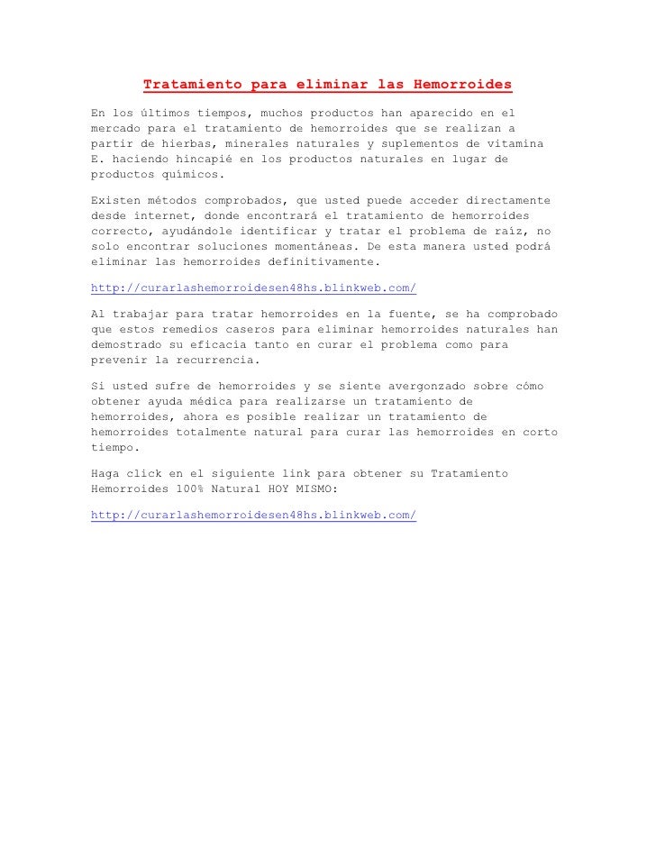 Tratamiento Casero Para Eliminar Hemorroides Tratamiento Casero Para Eliminar Hemorroides