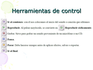 Herramientas de control 