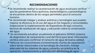 TRATAMIENTO DEL AGUA PARA CONSUMO HUMANO MEDIANTE TECNOLOGIA DE ...