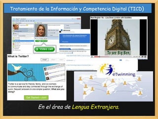 Tratamiento de la Información y Competencia Digital (TICD ) En el área de  Lengua Extranjera.    
