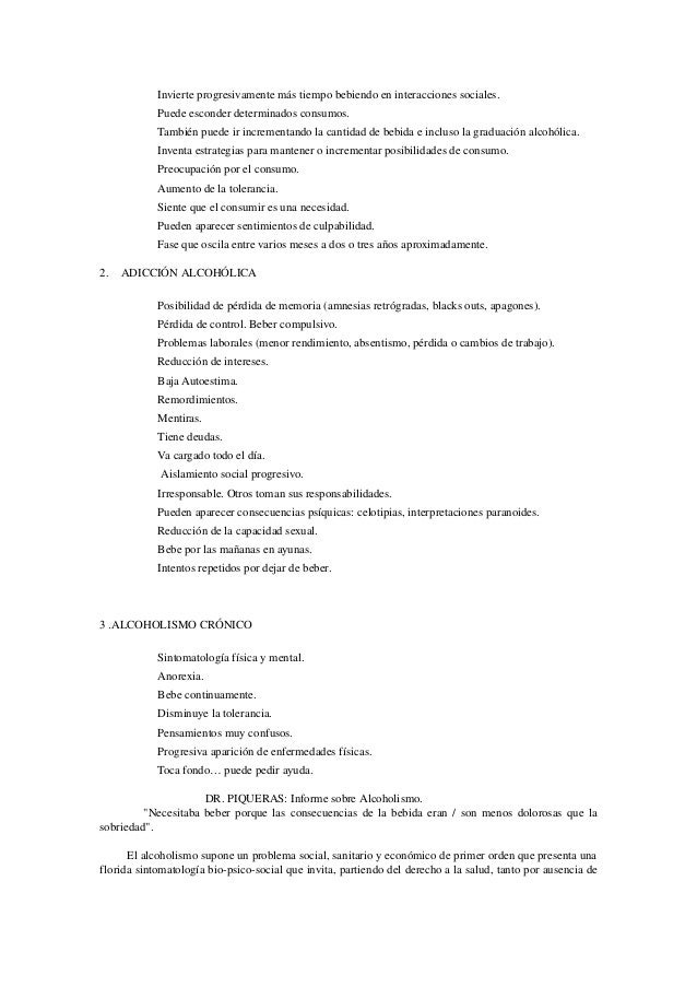 El alcoholismo de la fase los síntomas y las consecuencias a las mujeres las revocaciones