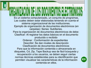 Tratamiento de los documentos