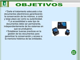 Tratamiento de los documentos
